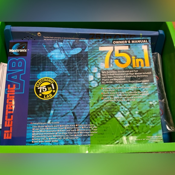 Elenco Mx 905 Maxitronix 75 in one electronic wire experiment project lab board - Picture 3 of 8